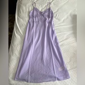 NEW FREE PEOPLE INTIMATELY NIGHTIE EMBROIDERED MAXI SLIP DRESS SMALL